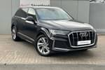 2022 Audi Q7 Diesel Estate 45 TDI Quattro S Line 5dr Tiptronic in Mythos Black Metallic at Stratford Audi