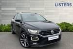 2019 Volkswagen T-Roc Diesel Hatchback 1.6 TDI R-Line 5dr in Deep Black at Listers Volkswagen Nuneaton