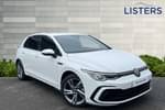 2023 Volkswagen Golf Hatchback 1.5 TSI R-Line 5dr in Pure white at Listers Volkswagen Nuneaton