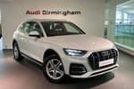 2021 Audi Q5 Estate 45 TFSI Quattro Sport 5dr S Tronic in Glacier White Metallic at Birmingham Audi