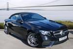 2021 Mercedes-Benz E Class Diesel Cabriolet E220d AMG Line Premium 2dr 9G-Tronic in obsidian black metallic at Mercedes-Benz of Hull