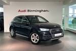 2018 Audi Q5 Estate 2.0T FSI Quattro Sport 5dr S Tronic in Moonlight Blue Metallic at Birmingham Audi