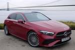 2024 Mercedes-Benz A Class Hatchback A180 AMG Line Premium Plus 5dr Auto in MANUFAKTUR Patagonia red at Mercedes-Benz of Hull