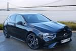 2024 Mercedes-Benz A Class Hatchback A180 AMG Line Executive 5dr Auto in Cosmos Black Metallic at Mercedes-Benz of Hull