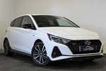 2021 Hyundai i20 Hatchback 1.0T GDi 48V MHD 120 N Line 5dr in Solid - Atlas white at Listers U Stratford-upon-Avon