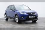 2020 SEAT Arona Hatchback 1.0 TSI 110 FR (EZ) 5dr in Blue with grey roof at Listers SEAT Coventry