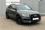 2018 Audi Q3 Estate Special Editions 2.0 TDI Quattro Black Edition 5dr S Tronic in Daytona Grey Pearlescent at Stratford Audi