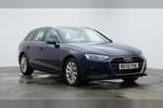 2022 Audi A4 Avant 35 TFSI Technik 5dr S Tronic in Navarra Blue Metallic at Worcester Audi