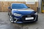 2022 Audi A4 Saloon 35 TFSI S Line 4dr S Tronic in Navarra Blue Metallic at Worcester Audi