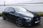 2022 Mercedes-Benz A Class Hatchback Special Editions A180 AMG Line Executive Edition 5dr Auto in Cosmos Black Metallic at Mercedes-Benz of Hull