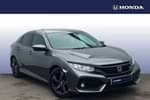 2019 Honda Civic Hatchback 1.0 VTEC Turbo 126 SR 5dr CVT in Grey at Listers Honda Solihull