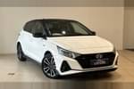 2022 Hyundai i20 Hatchback 1.0T GDi 48V MHD 120 N Line 5dr DCT in Solid - Atlas white at Listers U Northampton