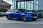 2022 BMW 3 Series Touring 330e M Sport 5dr Step Auto in Portimao Blue at Listers King's Lynn (BMW)