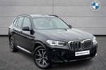 2022 BMW X3 Estate xDrive20i MHT M Sport 5dr Step Auto in Black Sapphire metallic paint at Listers Boston (BMW)