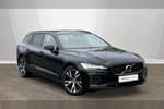 2021 Volvo V60 Sportswagon 2.0 T6 Recharge PHEV R DESIGN 5dr AWD Auto in Black Stone at Listers Leamington Spa - Volvo Cars