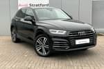 2019 Audi Q5 Estate 55 TFSI e Quattro S Line Competition 5dr S Tronic in Myth Black Metallic at Stratford Audi