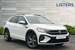 2022 Volkswagen Taigo Hatchback 1.0 TSI 110 R-Line 5dr in Pure White at Listers Volkswagen Worcester