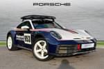 2023 Porsche 911 [992] Dakar Coupe 2dr PDK in White / Gentian Blue Metallic at Porsche Centre Hull