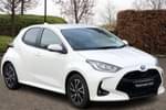 2023 Toyota Yaris Hatchback 1.5 Hybrid Icon 5dr CVT in White at Listers Toyota Cheltenham