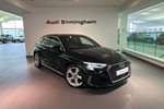 2021 Audi A3 Sportback 35 TFSI S Line 5dr S Tronic in Mythos Black Metallic at Birmingham Audi