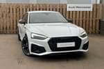 2022 Audi A5 Coupe 40 TFSI 204 Black Edition 2dr S Tronic in Glacier white, metallic at Worcester Audi