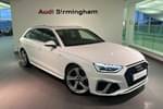 2021 Audi A4 Diesel Avant 35 TDI S Line 5dr S Tronic in Ibis White at Birmingham Audi