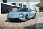 2022 Porsche Taycan Saloon 350kW 93kWh 4dr RWD Auto in Frozen blue metallic at Porsche Centre Hull