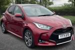 2021 Toyota Yaris Hatchback 1.5 Hybrid Excel 5dr CVT in Red at Listers Toyota Lincoln