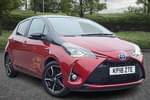 2018 Toyota Yaris Hatchback 1.5 Hybrid Red Bi-tone 5dr CVT in Red at Listers Toyota Nuneaton