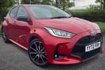 2022 Toyota Yaris Hatchback 1.5 Hybrid GR Sport 5dr CVT in Red at Listers Toyota Coventry