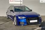 2022 Audi A6 Diesel Avant S6 TDI 344 Quattro Black Edition 5dr Tip Auto in Ultra Blue Metallic at Coventry Audi