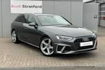 2024 Audi A4 Diesel Avant 35 TDI S Line 5dr S Tronic in Daytona Grey Pearl Effect at Stratford Audi