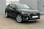 2024 Audi Q3 Estate 35 TFSI Sport 5dr S Tronic in Mythos black, metallic at Stratford Audi