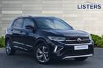 2024 Volkswagen T-Cross Estate 1.5 TSI R-Line 5dr DSG in Deep Black at Listers Volkswagen Worcester