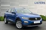 2019 Volkswagen T-Roc Hatchback 1.5 TSI EVO SE 5dr in Ravenna Blue at Listers Volkswagen Worcester