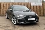 2020 Audi A3 Sportback 35 TFSI S Line 5dr S Tronic in Daytona Grey Pearlescent at Worcester Audi