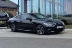 2022 BMW 4 Series Diesel Coupe 420d xDrive MHT M Sport 2dr Step Auto in Black Sapphire metallic paint at Listers King's Lynn (BMW)