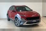 2021 Hyundai Kona Hatchback 1.6 GDi Hybrid Premium 5dr DCT in Metallic - Ultimate red at Listers U Northampton