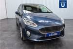 2018 Ford Fiesta Hatchback 1.0 EcoBoost 125 Titanium 5dr in Metallic - Chrome blue at Listers U Solihull