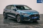 2022 Ford Focus Hatchback 1.0 EcoBoost Hybrid mHEV 155 ST-Line Vignale 5dr in Premium paint - Chrome blue at Listers U Solihull