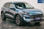 2021 Ford Kuga Estate 1.5 EcoBoost 150 Titanium Edition 5dr in Metallic - Chrome blue at Listers U Solihull