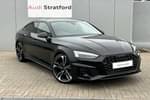 2023 Audi A5 Sportback 35 TFSI Black Edition 5dr S Tronic in Mythos Black Metallic at Stratford Audi