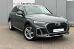 2021 Audi Q5 Diesel Estate 40 TDI Quattro S Line 5dr S Tronic in Daytona Grey Pearlescent at Stratford Audi