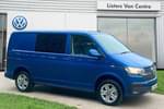 2024 Volkswagen Transporter T32 SWB Diesel 2.0 TDI 150 Highline Kombi Van in Blue at Listers Volkswagen Van Centre Coventry