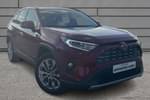 2021 Toyota RAV4 Estate 2.5 VVT-i Hybrid Excel 5dr CVT (JBL) 2WD in Red at Listers Toyota Bristol (South)