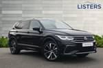 2024 Volkswagen Tiguan Allspace Estate 2.0 TSI 245 4Motion R-Line 5dr DSG in Deep black at Listers Volkswagen Stratford-upon-Avon