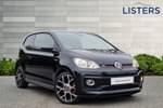 2022 Volkswagen Up Hatchback 1.0 115PS Up GTI 3dr in Deep Black at Listers Volkswagen Loughborough