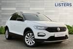 2019 Volkswagen T-Roc Hatchback 1.5 TSI EVO SE 5dr DSG in Pure White at Listers Volkswagen Loughborough