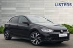 2022 Volkswagen Polo Hatchback 1.0 TSI R-Line 5dr in Deep black at Listers Volkswagen Stratford-upon-Avon