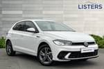 2022 Volkswagen Polo Hatchback 1.0 TSI R-Line 5dr in Pure White at Listers Volkswagen Worcester